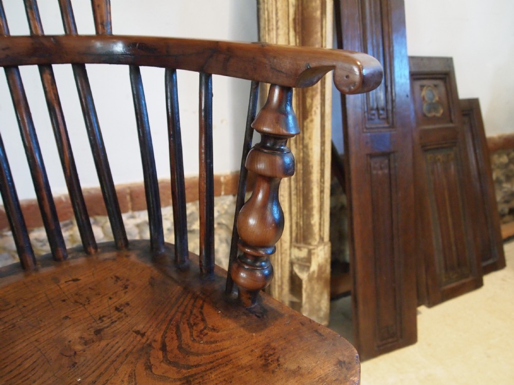 Chair stunning Windsor George IV Yew & Elm c1820 View VIII