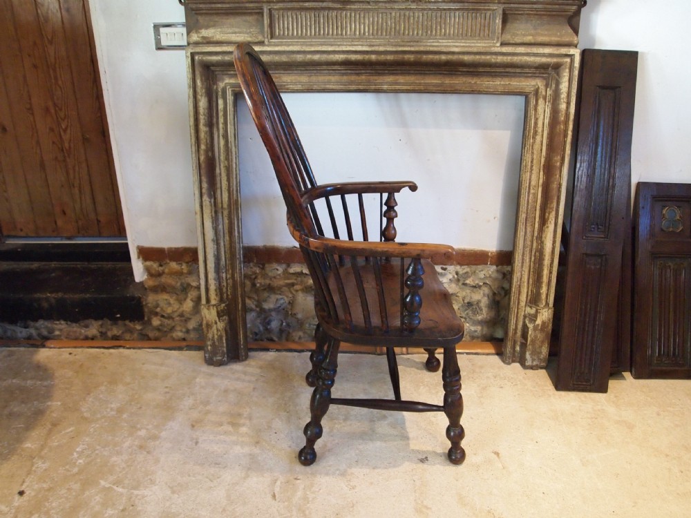 Chair stunning Windsor George IV Yew & Elm c1820 View X