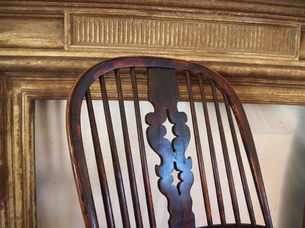 Chair stunning Victorian Windsor armchair Yew & Elm c1840 View XII