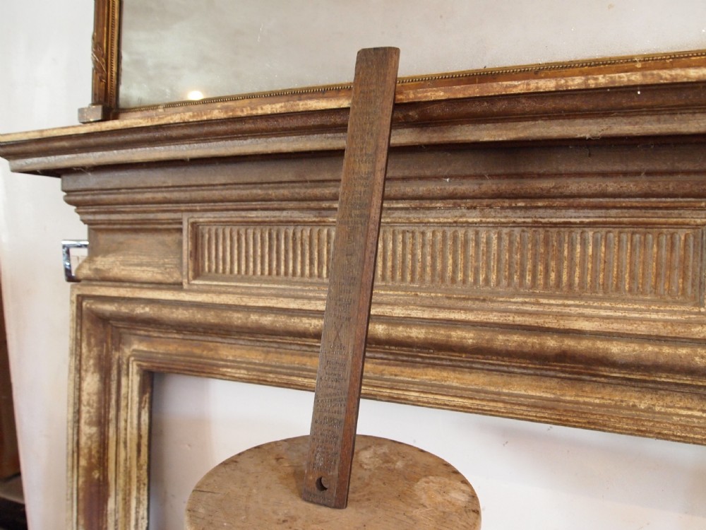 Rare test piece Treen Oak Hand stamps Sheffield 1903