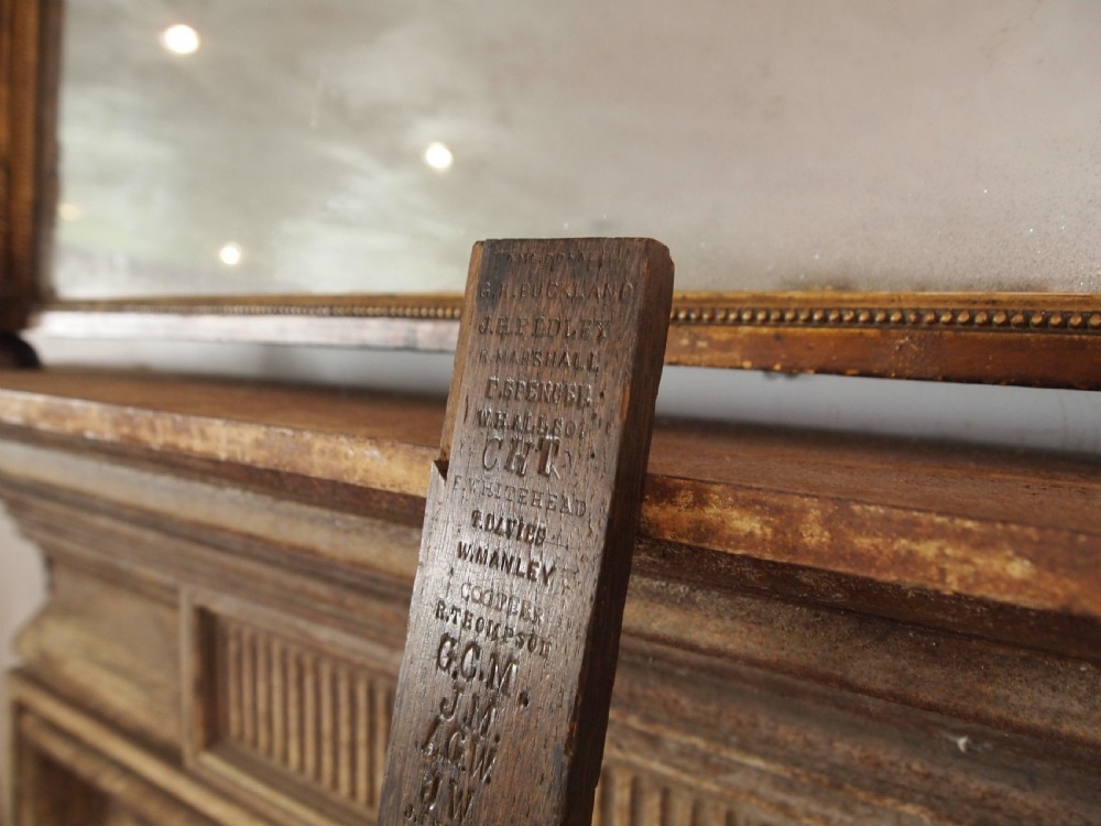 Rare test piece Treen Oak Hand stamps Sheffield 1903 View VII