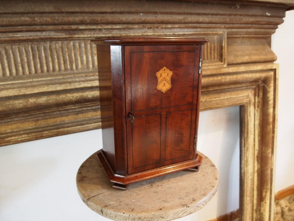 Rare miniature Masonic linen press c1890