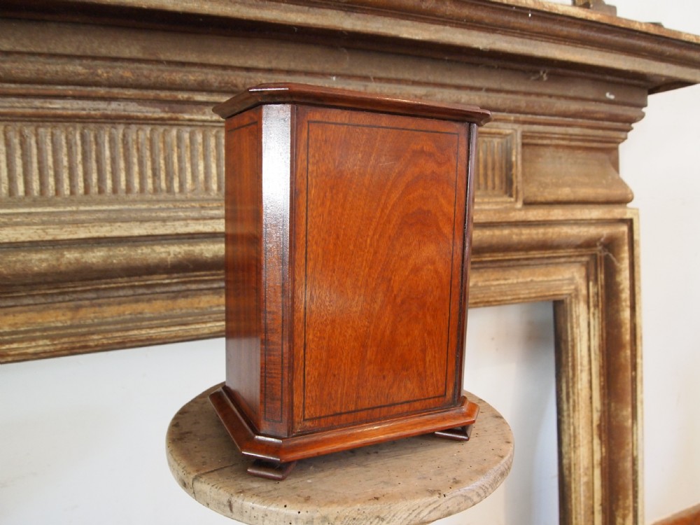 Rare miniature Masonic linen press c1890 View IV