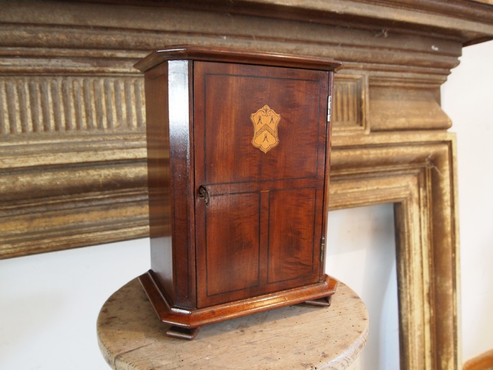 Rare miniature Masonic linen press c1890 View VII