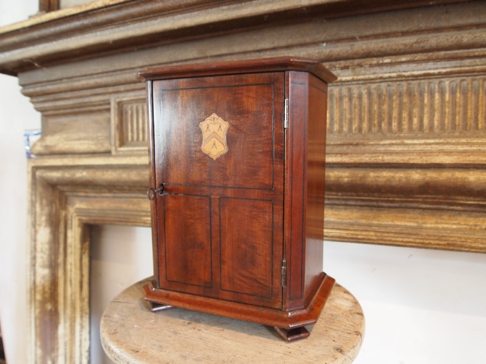 Rare miniature Masonic linen press c1890 View VIII