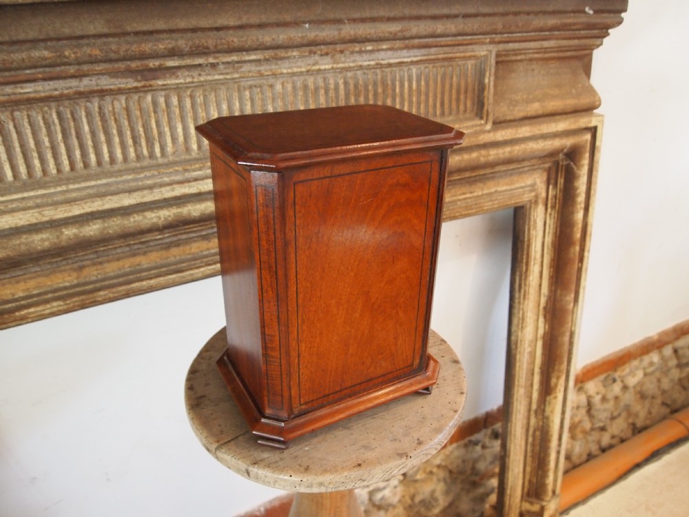 Rare miniature Masonic linen press c1890 View IX