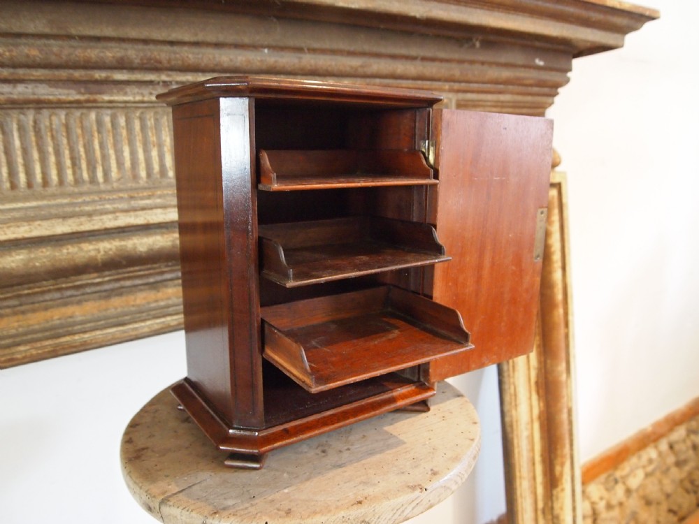 Rare miniature Masonic linen press c1890 View XI