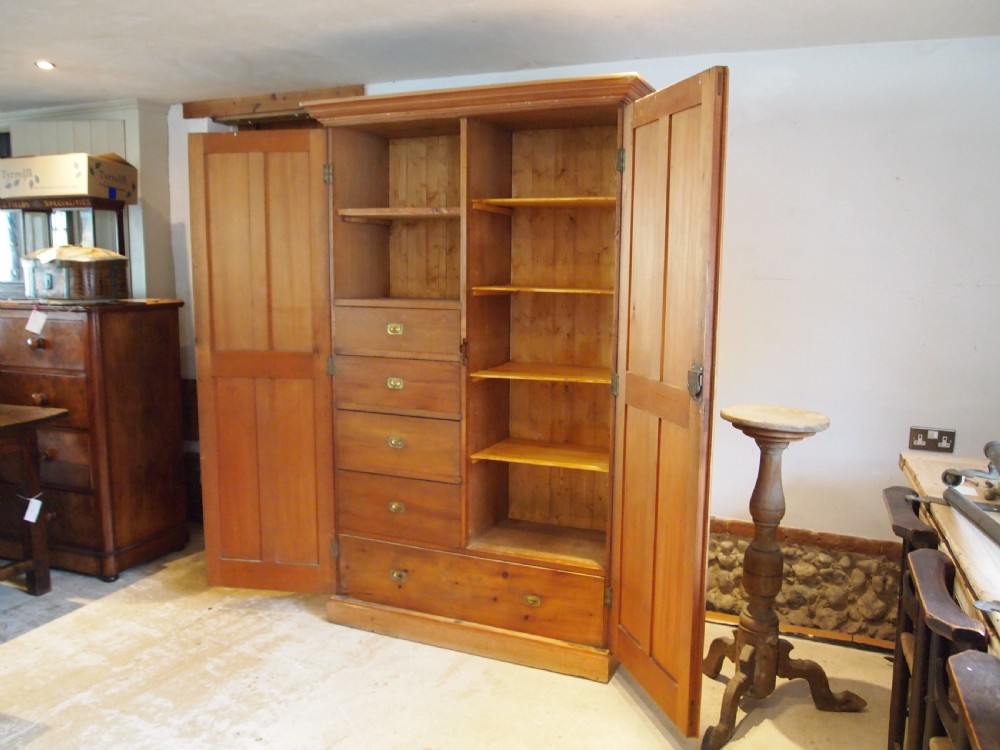 Cupboard pantry drawers Victorian Pine c1880 View II