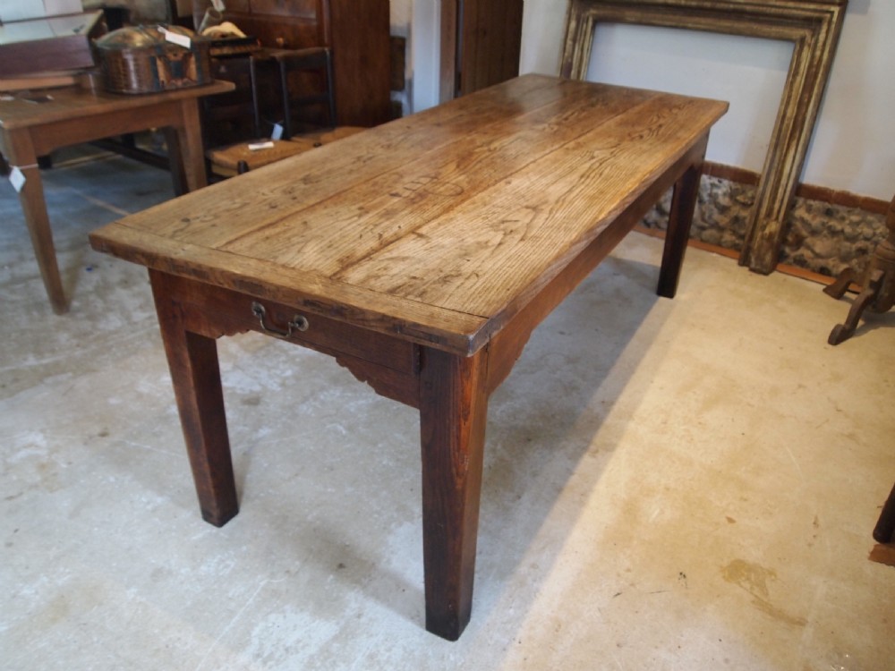Table Oak refectory farmhouse dining George III outstanding c1780