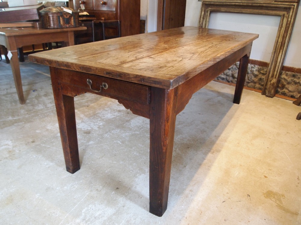 Table Oak refectory farmhouse dining George III outstanding c1780 View X
