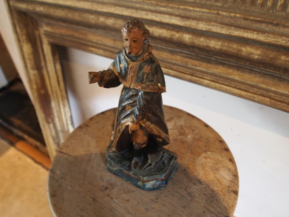 Carved Baroque figure of St Roch c1740 View VIII