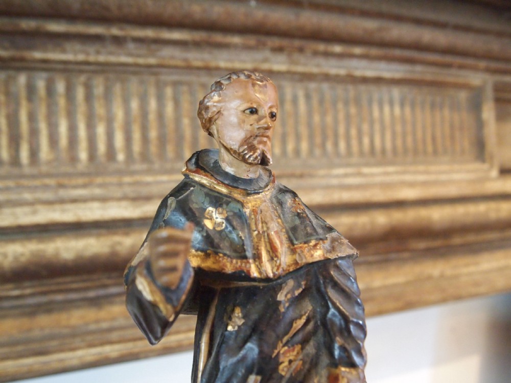 Carved Baroque figure of St Roch c1740 View XI