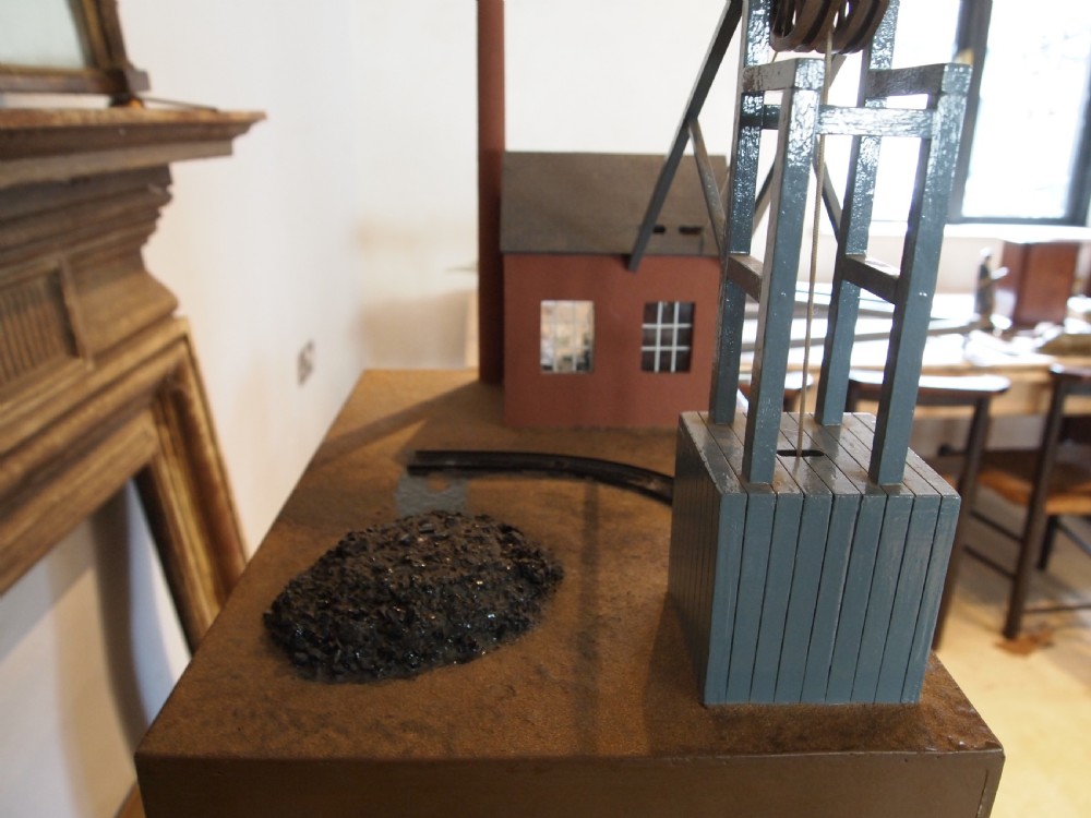 Museum model of a 19th century shaft coal mine Doncaster View VII