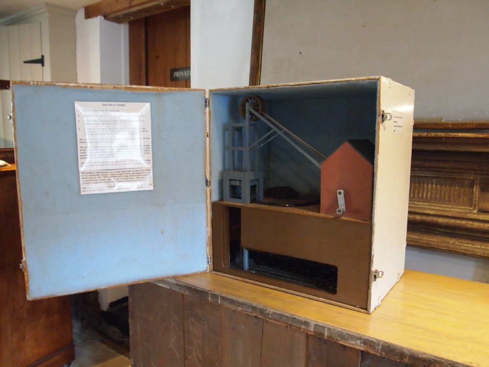 Museum model of a 19th century shaft coal mine Doncaster View X