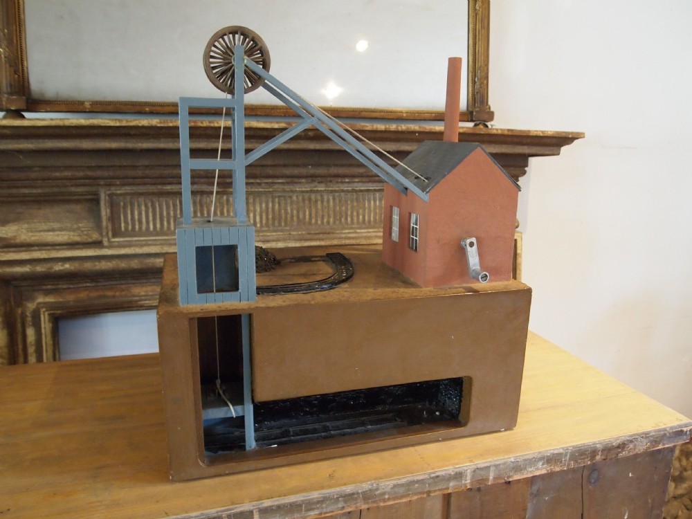Museum model of a 19th century shaft coal mine Doncaster View XI