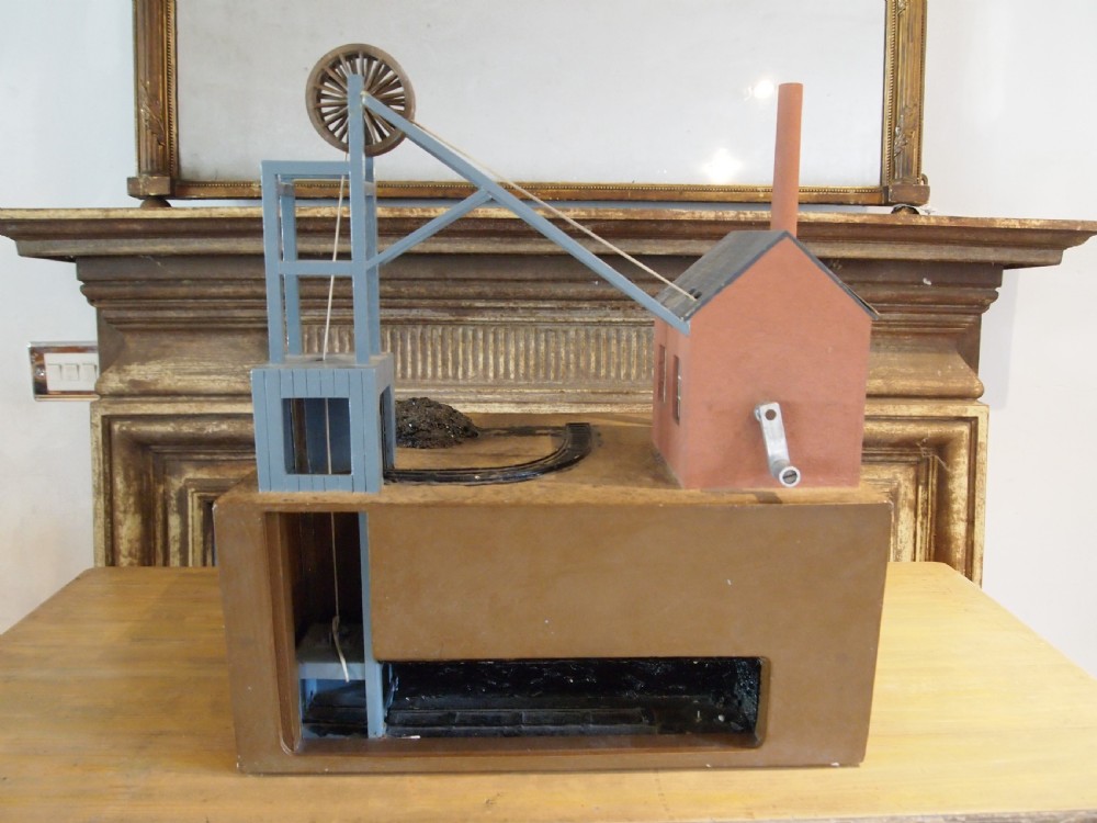 Museum model of a 19th century shaft coal mine Doncaster View XV