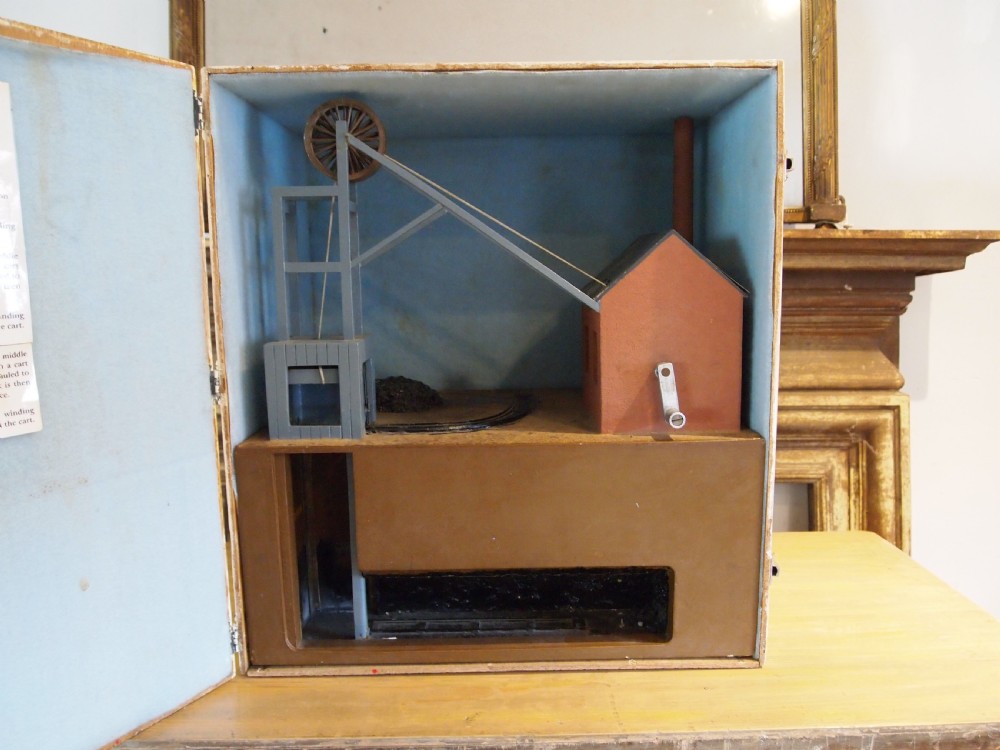 Museum model of a 19th century shaft coal mine Doncaster View XVII