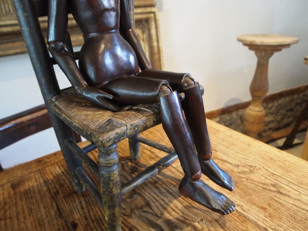 Large rare 19th century Artists lay figure French c1890 View III