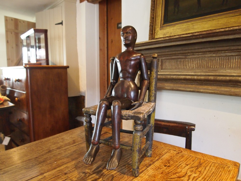 Large rare 19th century Artists lay figure French c1890 View IV