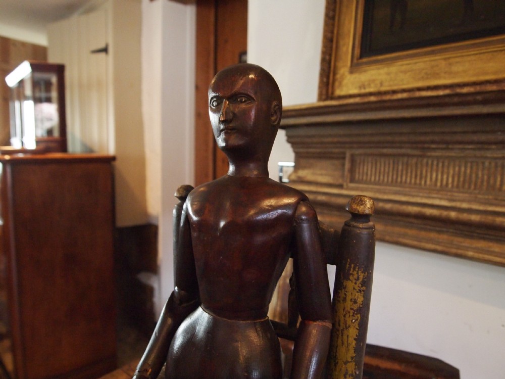 Large rare 19th century Artists lay figure French c1890 View XII