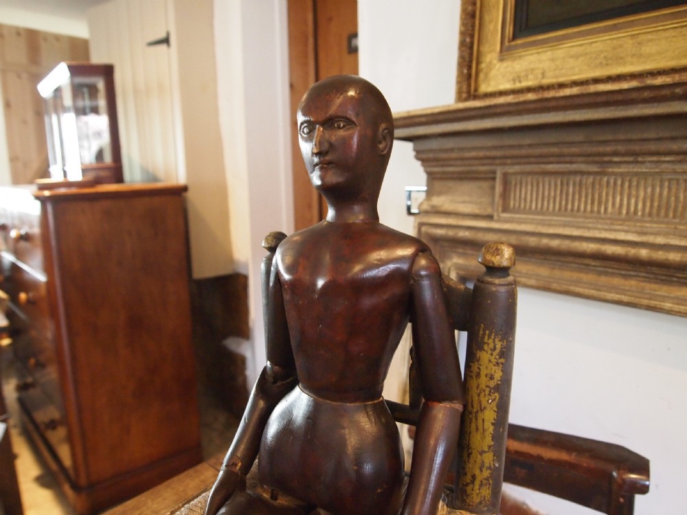 Large rare 19th century Artists lay figure French c1890 View XIII