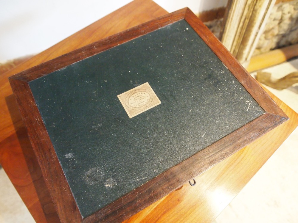 Fine Tunbridge ware box by Thomas Barton c1870 View XIV