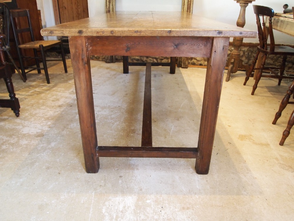 Table refectory farmhouse dining Ash George IV c1820 View VI