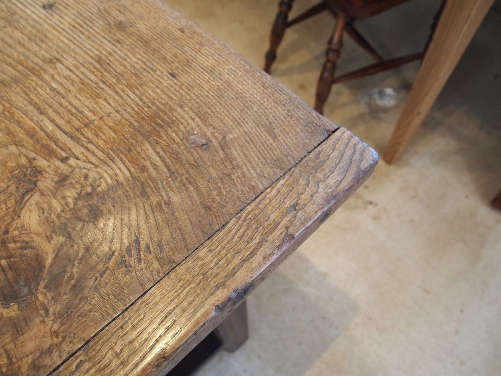 Table refectory farmhouse dining Ash George IV c1820 View VII