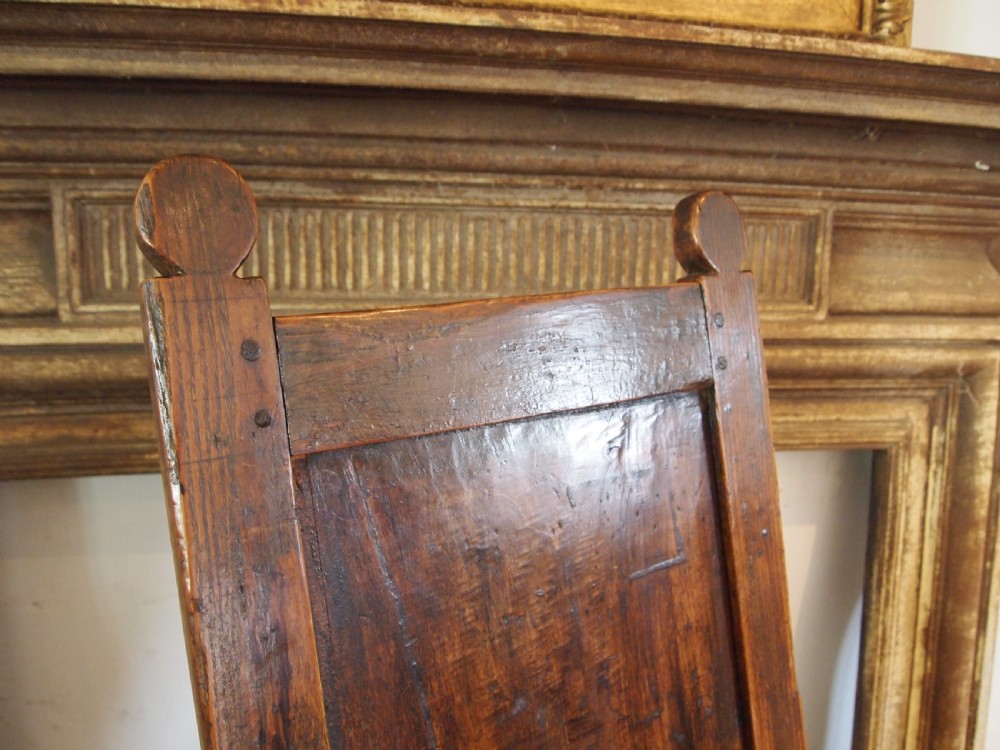 Chair stunning primitive George III Cumbrian armchair c1780 View II