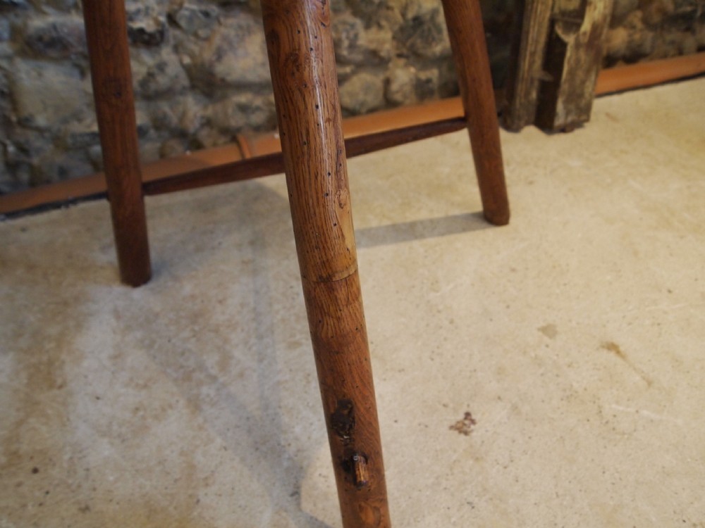 Cricket table rare primitive Welsh Sycamore George III c1800 View XIV