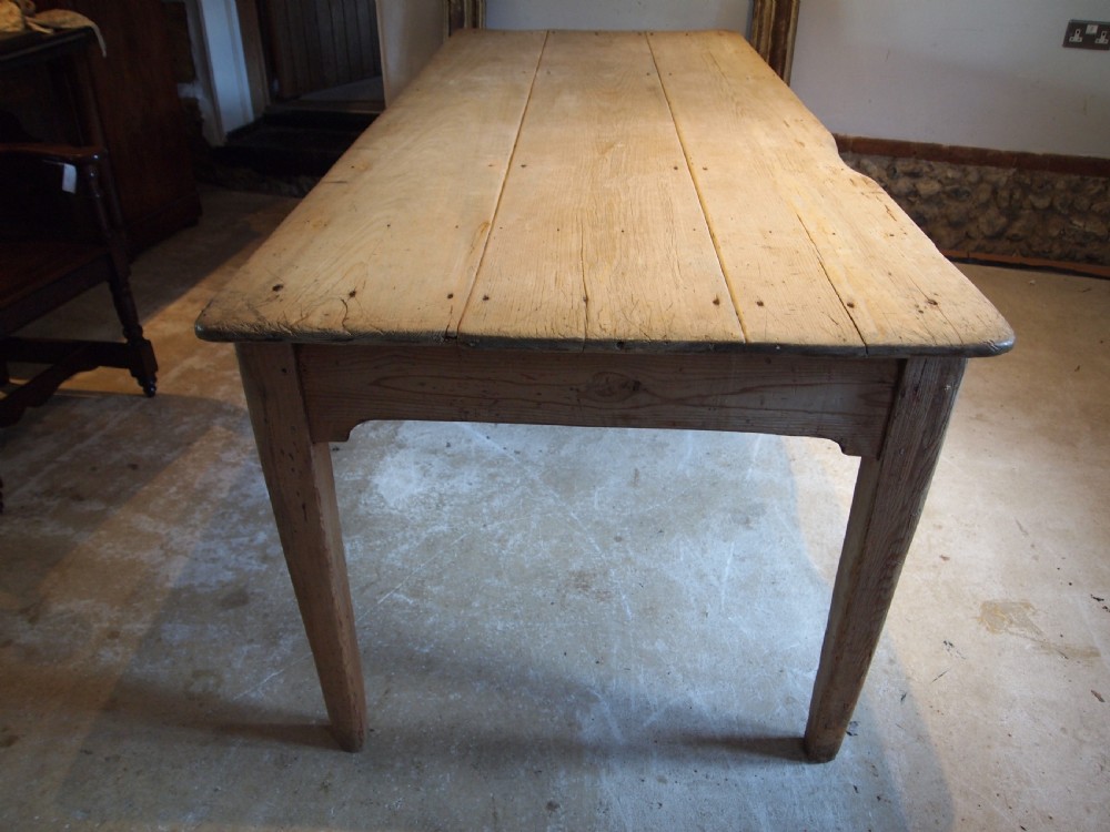 Table refectory farmhouse scrub top Pine c1840 View II