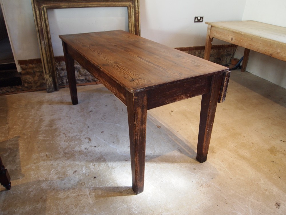 Table Victorian West country refectory farmhouse dining c1890