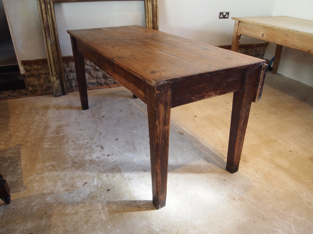 Table Victorian West country refectory farmhouse dining c1890 View VI