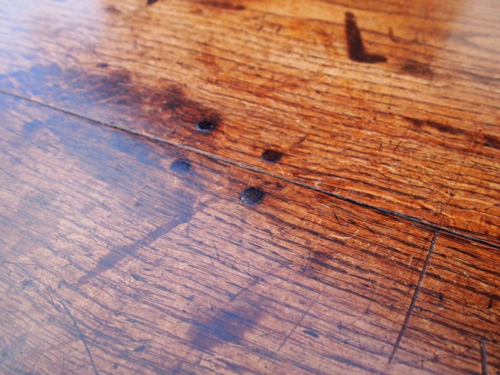 Table rare stunning George II Oak refectory farmhouse dining c1740 View IX