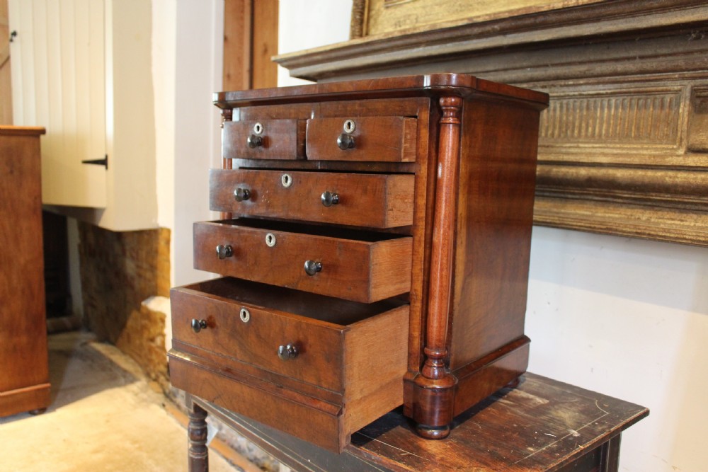 Chest of drawers rare miniature apprentice William IV c1835 View VI