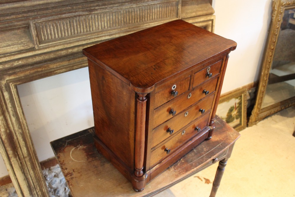 Chest of drawers rare miniature apprentice William IV c1835 View VII