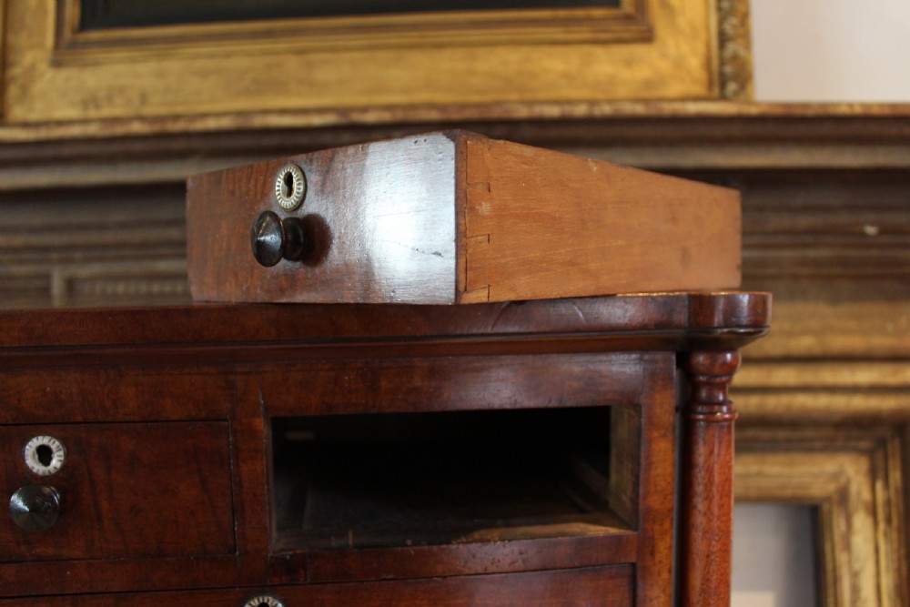 Chest of drawers rare miniature apprentice William IV c1835 View VIII