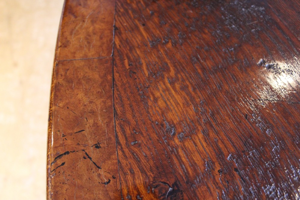 Table George II style wake Oak/burr Oak seats 12 fine quality c1930 View XI