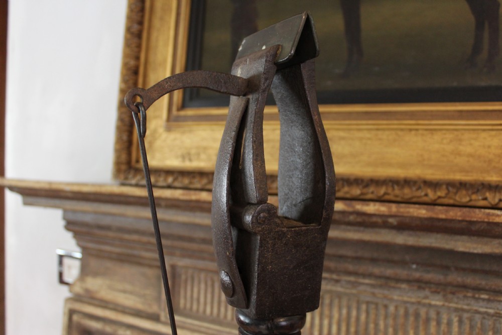 Tool rare Victorian Glove makers clamp c1840 View VIII