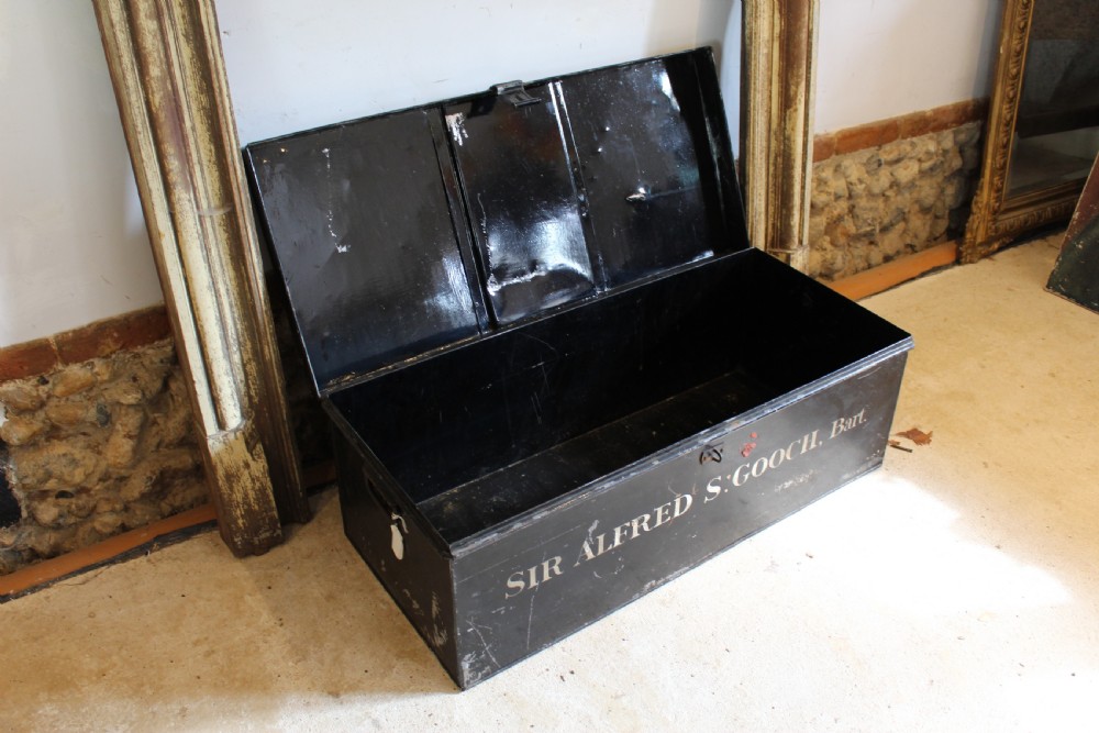 Trunk chests 2 Victorian Sir Alfred Gooch Benacre Hall Suffolk c1880 View VII