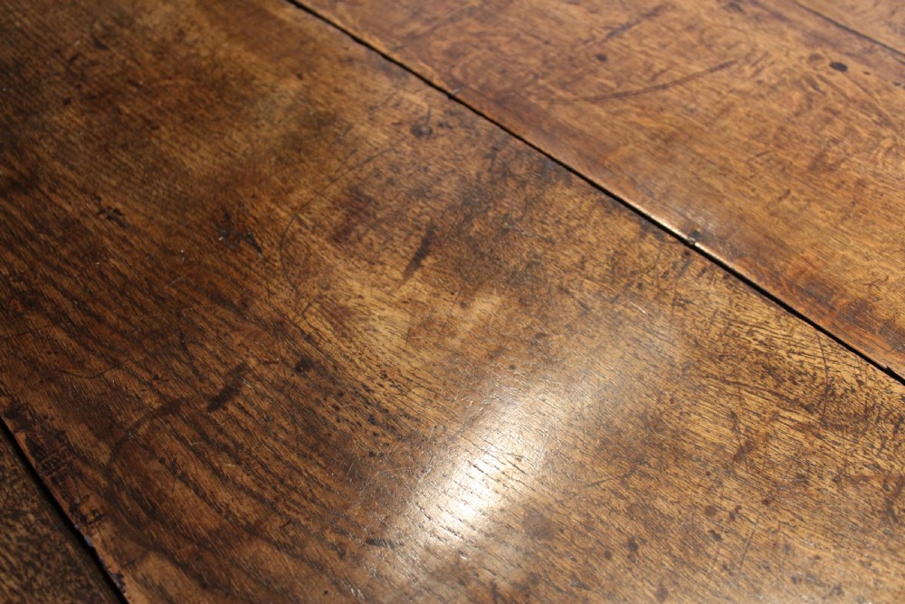 Table refectory farmhouse dining 18th century Oak gateleg c1710 View XIII