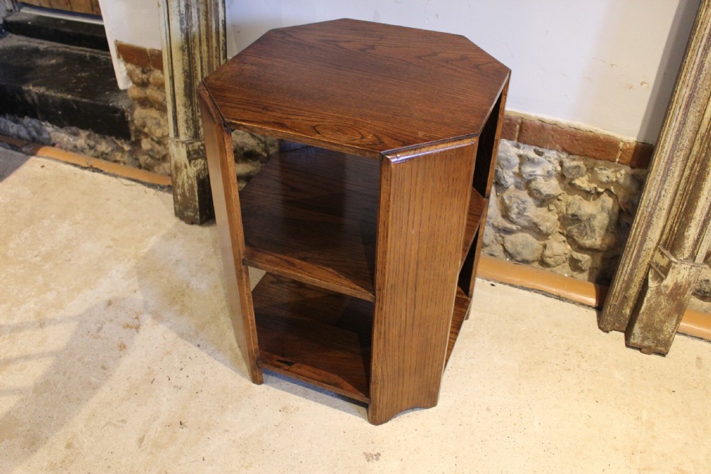 Table Art Deco Oak Heal and Sons attributed c1920 View X