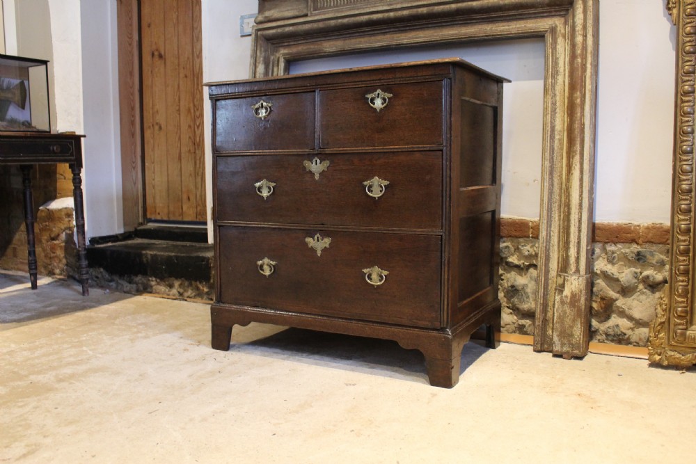 Chest of drawers rare small Oak George I c1715