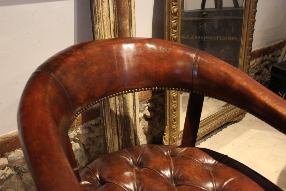 Chairs pair of outstanding library or desk chairs c1910 View II