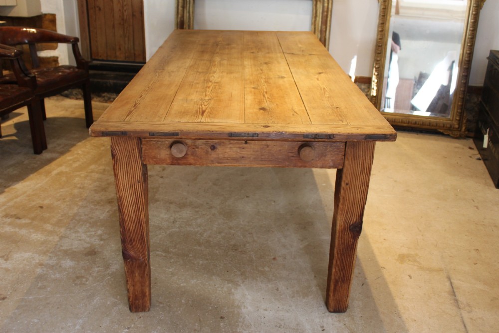 Table stunning refectory farmhouse dining seats 8 c1840 View II
