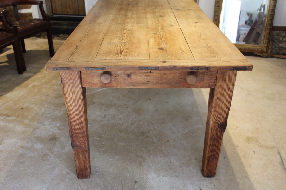 Table stunning refectory farmhouse dining seats 8 c1840 View XI