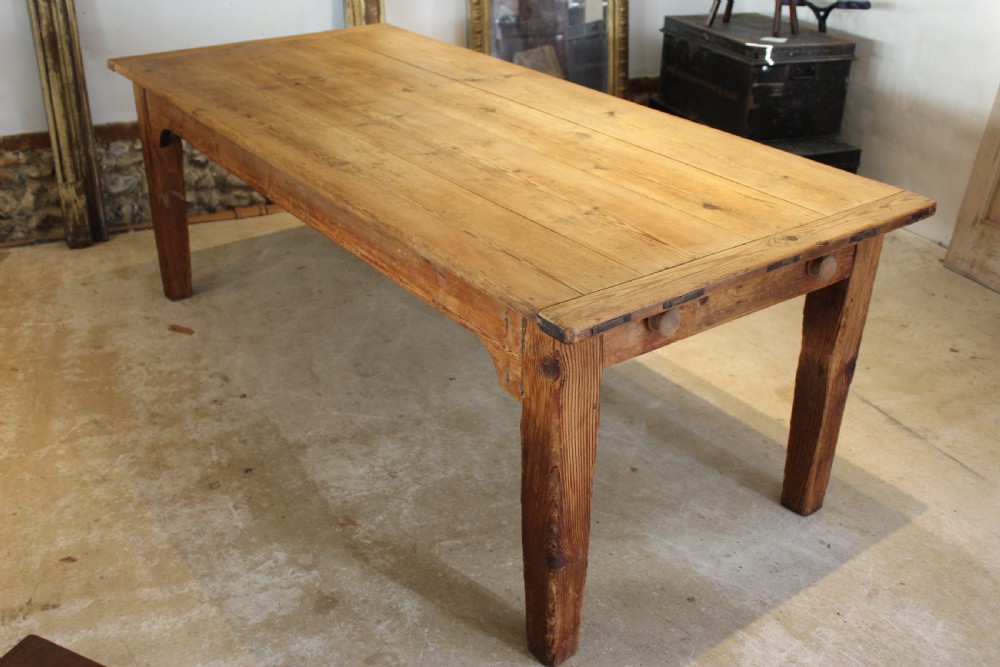 Table stunning refectory farmhouse dining seats 8 c1840 View XIII