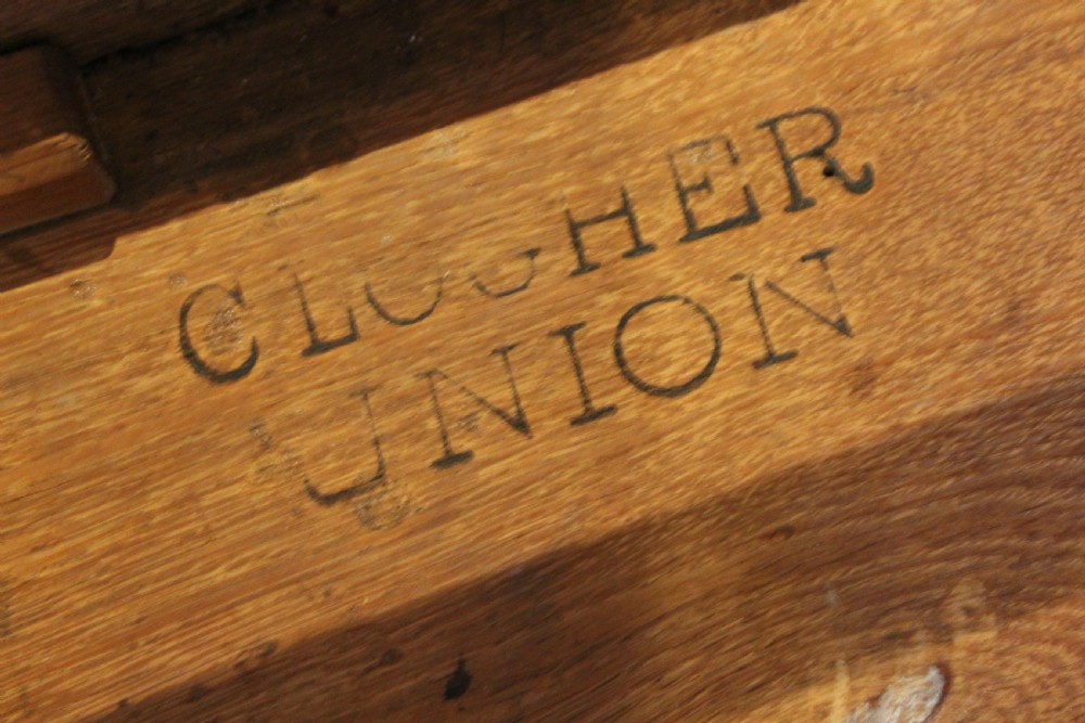 Chairs rare set of 10 Irish Oak Clogher Union Workhouse c1870 View VI