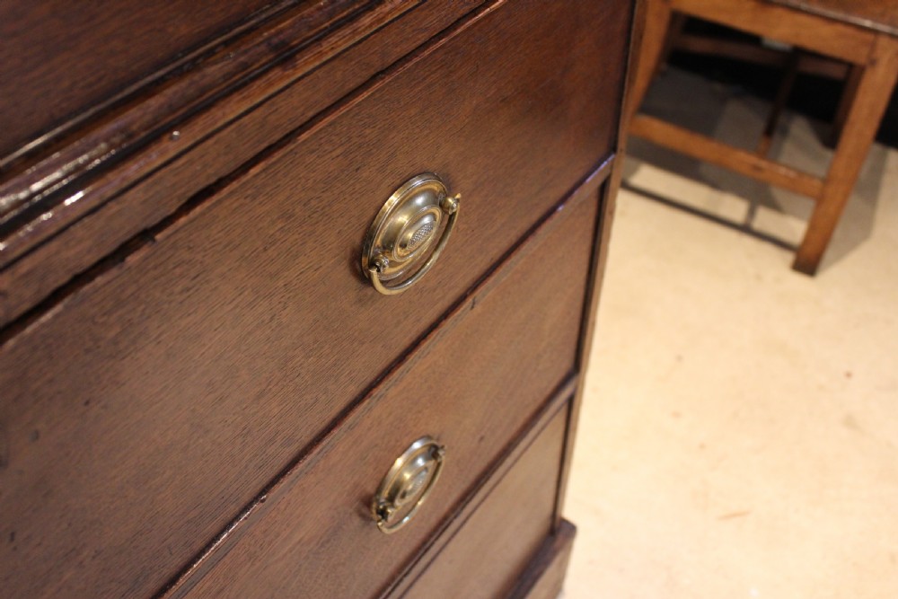 Chest of drawers Chest on Chest George III Oak c1780 View XI