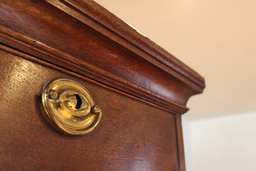 Chest of drawers Chest on Chest George III Oak c1780 View XII